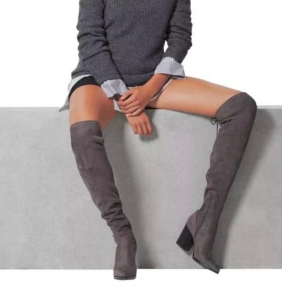 Marc Fisher Gray Over-the-Knee Women's Boots - Picture 1 of 6